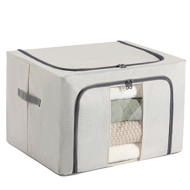 Foldable Large-Capacity Oxford Cloth Storage Box Quilt Clothes Bagna Box Wardrobe Season Clothing Storage Factory Wholesale