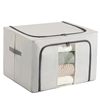 Foldable Large-Capacity Oxford Cloth Storage Box Quilt Clothes Bagna Box Wardrobe Season Clothing Storage Factory Wholesale