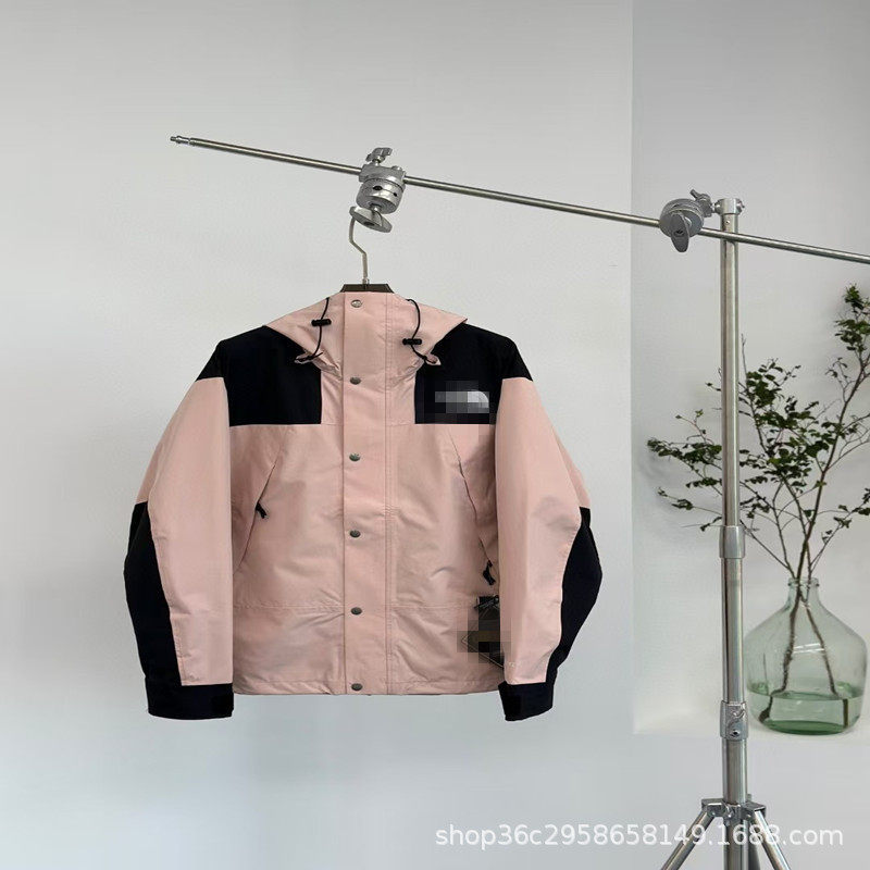 Putian North Face American Edition 1990 Charge Clothes Three-in-One Outdoor Windproof Waterproof Hooded Jacket Adhesive Mountaineering Suit