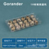 Plastic Quail Egg Tray 18 Pieces Disposable Transparent Quail Egg Packaging Box Wholesale Shock-Proof Multi-Specification Quail Box