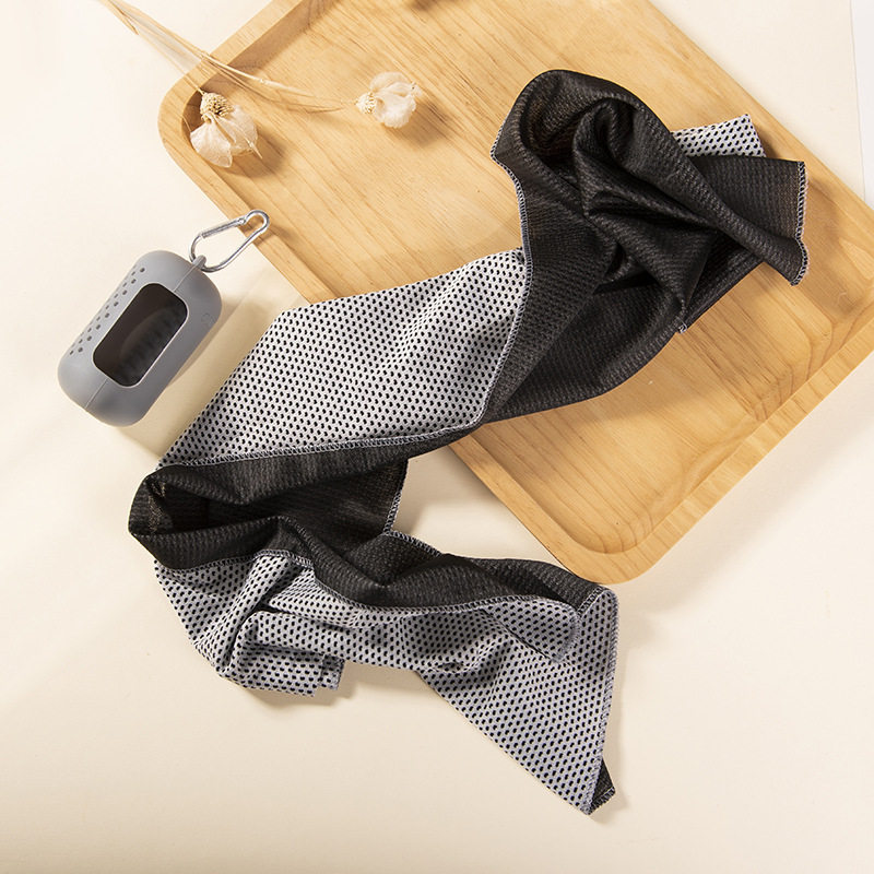 Amazon Creative Cool Towel Outdoor Cooling Cool Towel Quick Drying Yoga Fitness Towel Portable Silicone suit