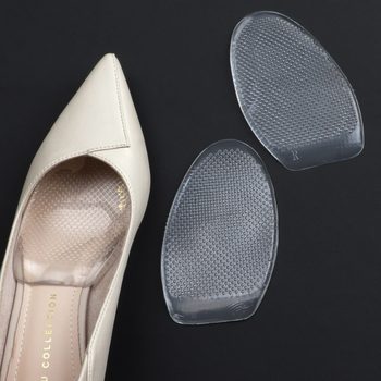 Forefoot Pad Half Pad Women's Half Size Pad Forefoot Pad High Heels Large Insoles Thickened Pain-proof Soft Silicone Sandals