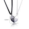 Love Magnetic Versatile Couple Necklace Pendant Simple Wishing Stone Heart-Shaped Ins Clavicle Chain Jewelry Pair Wholesale