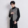 2025 Autumn/Winter New Men's Collarless Lightweight down Vest Gilet Inner Jacket Wholesale Pinghu
