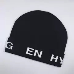 165# Cross-border Autumn and Winter Big Hat Foreign Trade Men's and Women's Leisure Letter Wool Hat Men's Warm Cold Hat Knitted Hat