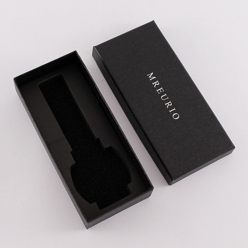 Mreurio Brand Watch Gift Box Original Packaging Box High-End Cross Pattern Watch Box Source Manufacturer Ready for Delivery