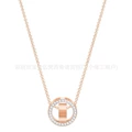 Good fortune rose gold necklace
