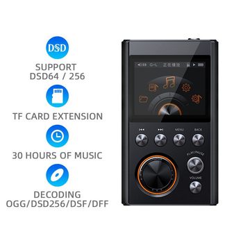 Dsf Dsd Dff 24Bit Lossless Hard Decoding Music Player Portable Walkman Walkman