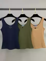 Nanyou high quality Universal Base Army Green Triangle Standard Slim-fit Vest with Sling Women's Sleeveless Top in stock