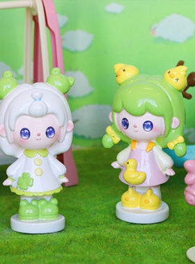 CCzoo动物园盲盒潮玩摆件 创意可爱女孩手 树脂工艺品 少女心挂件