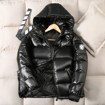 2025 Winter New Fashion Korean Style Couple's Clothing Cross-Border down Jacket Men's Short Outdoor Thickened Hooded 118 Style