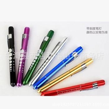 Factory Direct Sales Led Yellow Light White Light Pupil Lamp Oral Lamp Ear Picking Lamp Ward Round Lamp Can Be Used as a Logo Pen Light