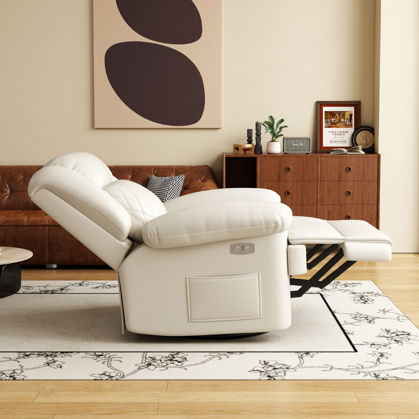 懒人沙发单人多功能家用沙发躺椅客厅办公室美甲院休闲摇摇椅