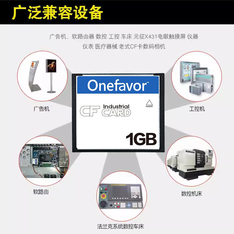 Cf Card 2g Memory Card Industrial-Grade Cnc Machine Tool Fanuc Mitsubishi Memory Card Camera Advertising Machine Cf Card 4g
