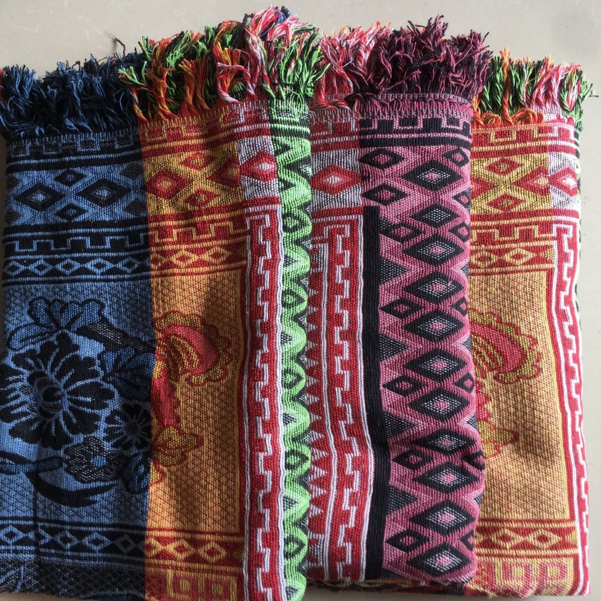 Factory supply cotton eight color line blanket foreign trade new bed sheet curtain quality assurance