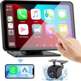 Трансграничный 7-дюймовый беспроводной Carplay портативный автомобильный Bluetooth-плеер MP5, мультимедийный Android-навигатор с проекционным экраном