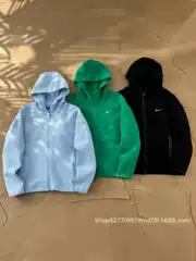 Spring and Autumn Overseas Popular Small Hook Nocta Co-Branded Asian Edition Printed Sports Zipper Hooded Sweatshirt Jacket