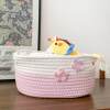 Woven Storage Basket Snacks Headphones Cosmetics Storage Desk Coffee Table Storage