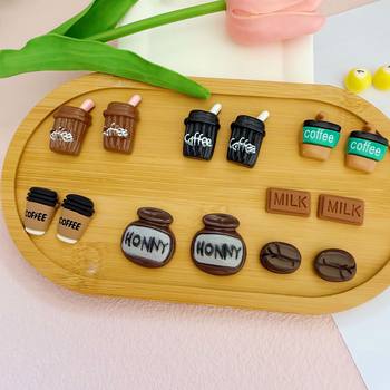 Summer White Dog Chocolate Resin Jewelry Accessories DIY Mobile Phone Case Patch Hole Shoe Shoe Flower Material Wholesale