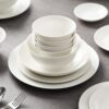 Pure White Bone Porcelain Bowl 4.5 Inch Dining Bowl White Ceramic Bowl 6 Inch Large Bowl Soup Bowl Household Noodle Bowl Hotel Catering