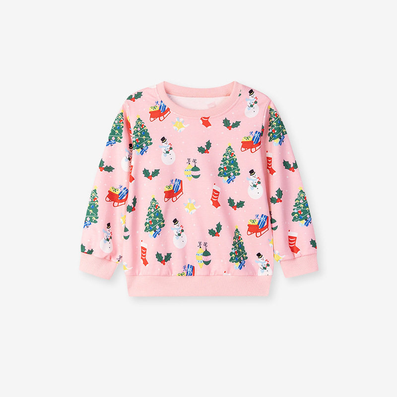 New Kids' Dress Wholesale, Cartoon Long-sleeve Girls' Dress, Autumn Cute Kids' Skirt