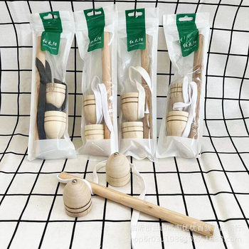 Children's toy wooden gyro suit bags traditional nostalgic toy Classic 2 yuan toy department store wholesale