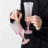 Shundish gradient pink girl Alice Diamond Glass Cup goblet light luxury wine wine glass champagne glass