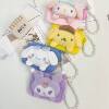 Japanese and Korean Cartoon Cute Doll Square Small Wallet Couple Coin Earphone Storage Bag Small Gift Wholesale