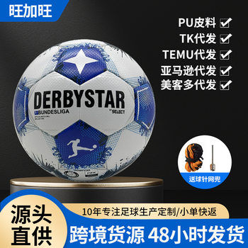 No. 5 Football Pu Leather School Match Machine-Sewn Explosion-Proof Football Adult World Cup Standard Training Football Wholesale