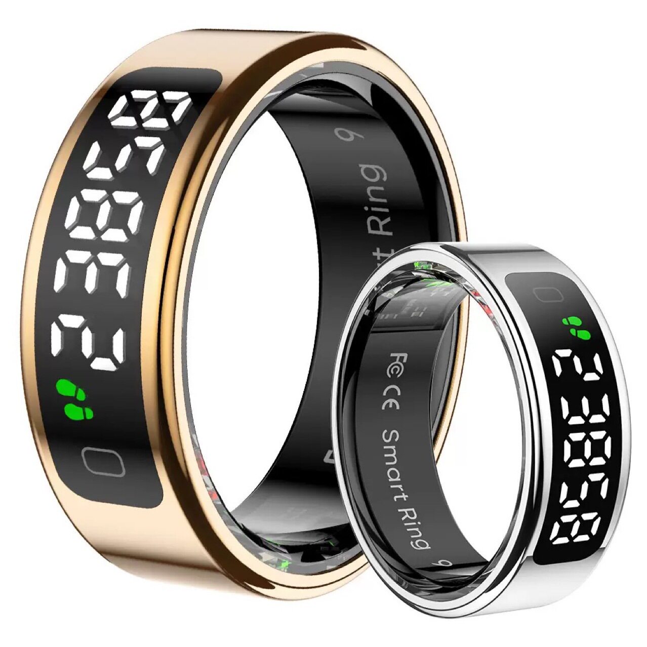 Cross-border R11 smart ring heart rate blood oxygen sleep monitoring display step number smart ring Smart Ring