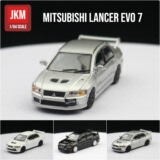 Модель легкосплавного автомобиля JKM модель 1:64 Mitsubishi EVO седьмого поколения спортивный автомобиль JDM статическое миниатюрное раздвижное украшение автомобиля