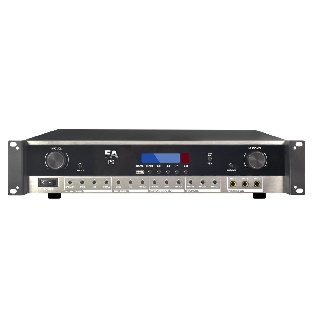 Engineering-Grade Professional Amplifier Conference Multimedia Room Combined Power Amplifier 500W High-Power Amplifier