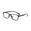 Ultra light tr90 glasses frame wholesale screwless transparent men's and women's myopia glasses frame elastic paint comfortable flat lens