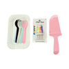 Birthday Cake Cutlery Set Gift Box Packaging Party Cutlery Disposable Cutlery Plate Fork Party