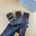 Lychee Grain Coffee Brown + CD Silver Buckle