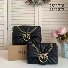 Pink* Same Style Chain Swallow Bag Dionysus Genuine Leather Shoulder Crossbody Badge Heart Embossed Armpit Women's Bag