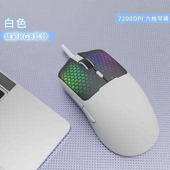 Jingsheng Little Sun G1 Wired Rgb Mouse Lightweight Home-Use E-Sports Gaming Mouse Laptop Cross-Border