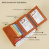 Factory direct sale wallet men's leather ultra-thin multi-card short wallet cross-border PU folding men's wallet wholesale