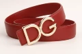 D gold buckle-red