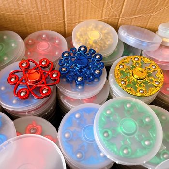 Fingertip Gyro Finger Spiral Six-Centimeter Children's Toy Stress Relief Finger Decompression Gyro Small Gift Two-Dollar Store Toy