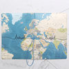 Travel Document Cover Map Stereo Passport Cover Passport Holder Passport Protective Cover Ticket Passport Bag
