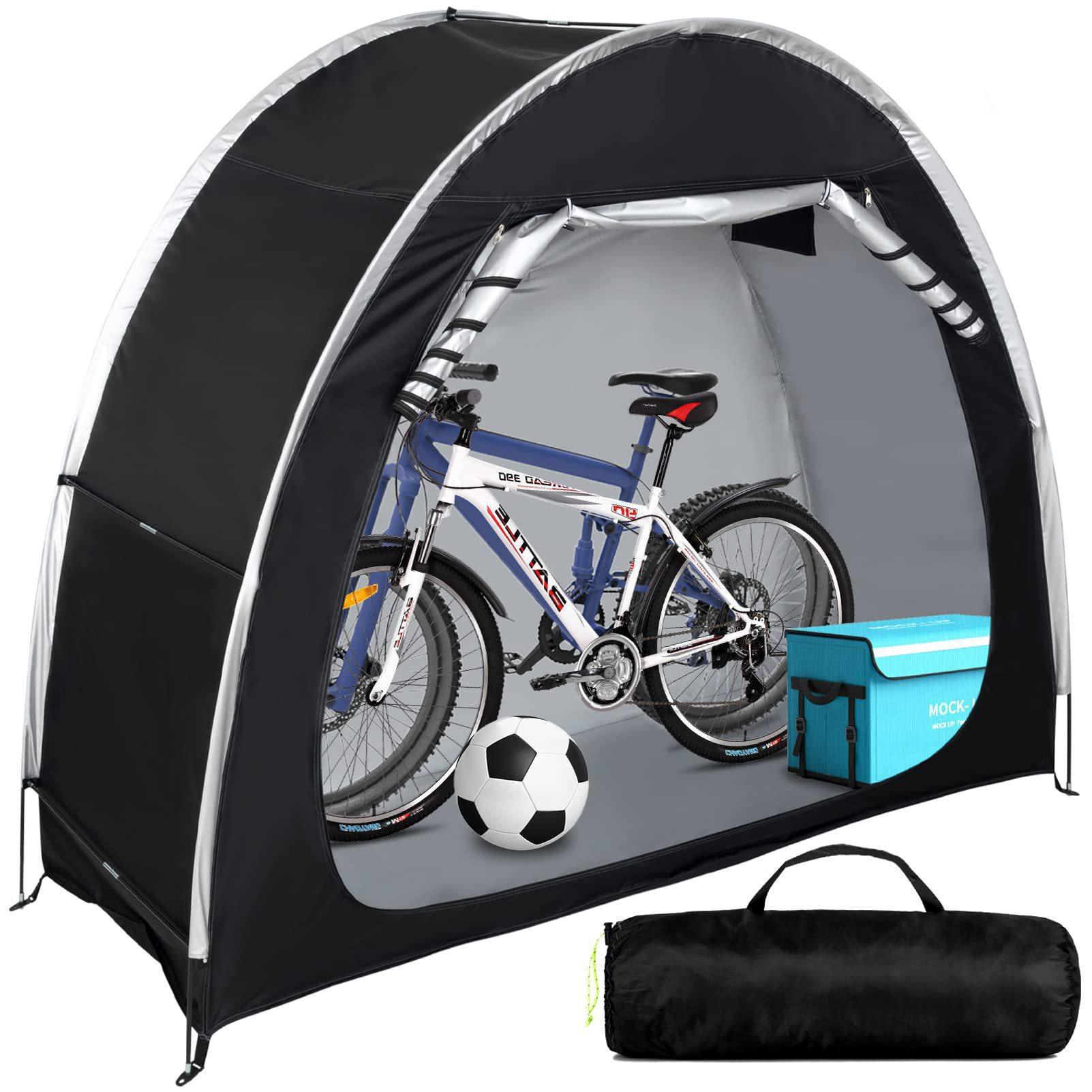 Portable bicycle tent rainproof mountain single-layer storage room utility room dustproof fast free outdoor camping
