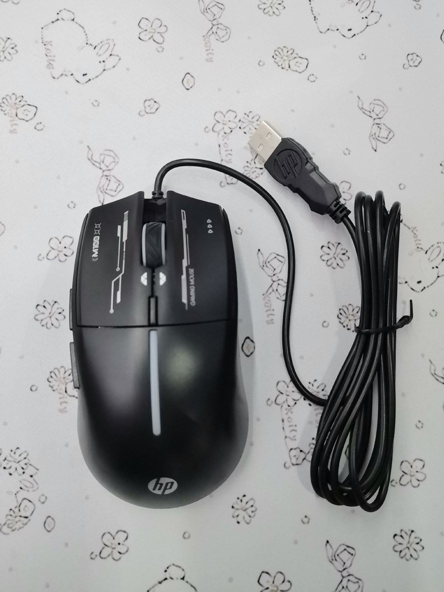 HP/惠普 M10有线鼠标usb笔记本台式一体机办公家用商务 电脑配件