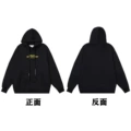 54 black of hooded sweatshirt