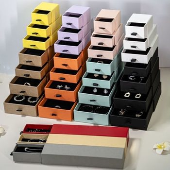 Customized Drawer Box, Jewelry Packaging Box, Bracelet Necklace, Earrings, Ring Ornaments, Jewelry Pull-Out Watch Box