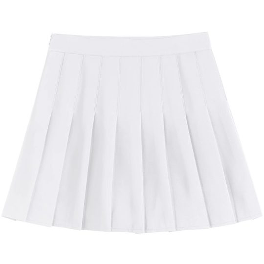 high quality White Pleated Skirt Women's Summer 2025 New A- line JK Skirt High-end Slim Look Small Skirt