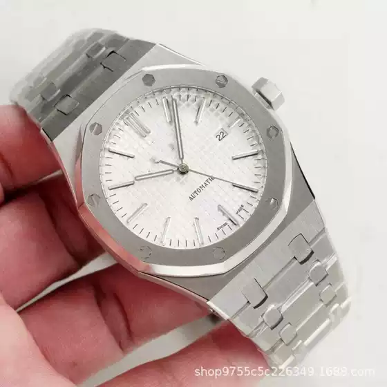 Aijia Royal Oak APS Factory 15500 Automatic Mechanical Watch ZF Offshore Steel King Explosions Business Men's Watch Straight Hair