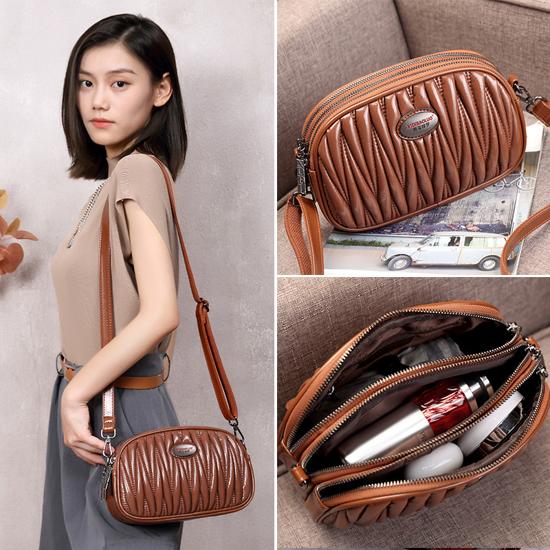 (Mới) Mã A0942 Giá 530K: Túi Xách Nữ Gutdao Kẻ Caro Phong Cách Âu Mỹ Thêu Họa Tiết Hoa Túi Ví Nữ Chất Liệu G01 Sản Phẩm Mới, (Miễn Phí Vận Chuyển Toàn Quốc).