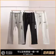 High Version Essentials Multi-Line High Street Straight Loose Pants Wide-Leg Casual Pants Fashion Sweatpants New Style
