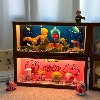 Three-Dimensional Hollow Photo Frame Table 7 Ono Bubble Mart Blind Box Display Storage Photo Frame Empty Frame Long Strip High-End Sense